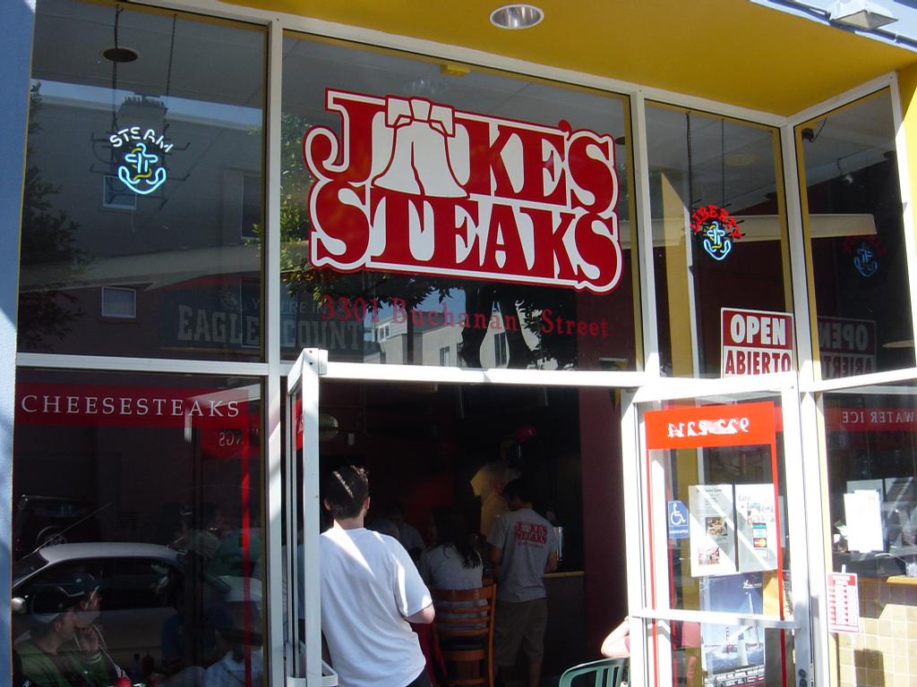 Jake's Steaks San Francisco CA 94123 4159222211